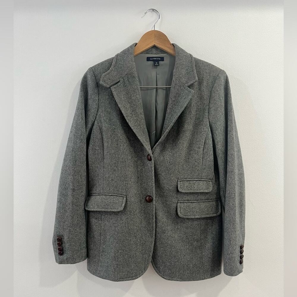 Lands' End Gray Blazer
